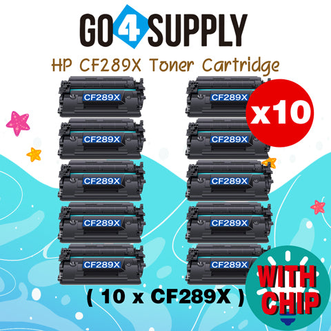 Compatible HP 89X CF289X 89A (WIHT CHIP, 10,000 pages) Toner Cartridge use for HP LaserJet Enterprise Flow MFP M528c, M528z; HP LaserJet Enterprise M507dn, M507dng, M507n, M507x; HP LaserJet Enterprise MFP M528dn, MFP M528f Printers