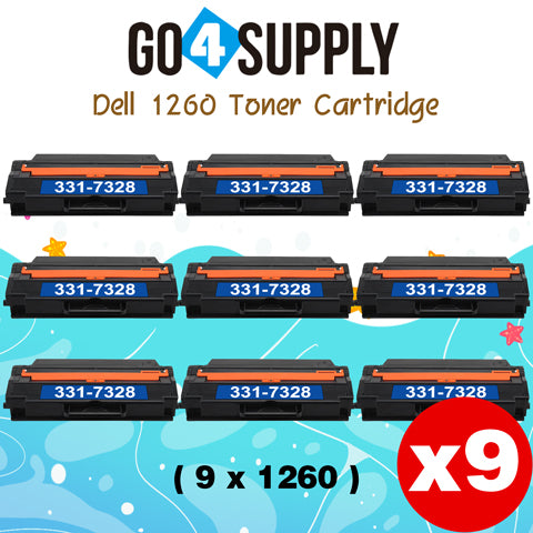 Compatible Dell 331-7328 RWXNT DRYXV Toner Cartridge Used for Dell B1260dn B1260 B1265dn B1265dnf B1265dfw Series Printers