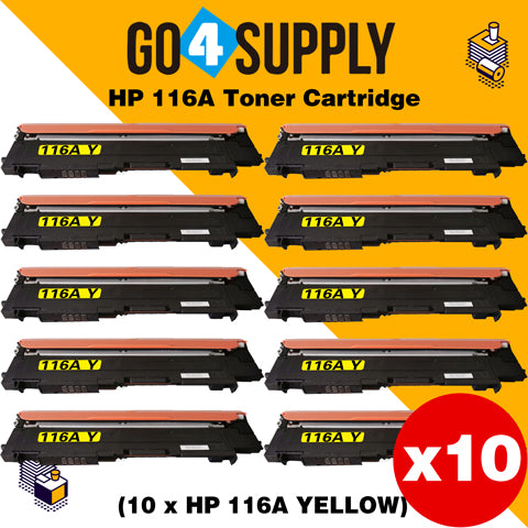 Compatible Yellow HP 116A W2062A Toner Cartridge Used for HP Color Laser MFP 179fnw/ 178nw; Color Laser 150a/ 150w/ 150nw Printer