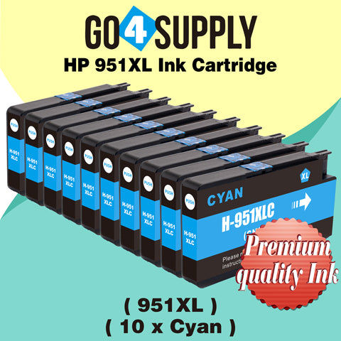 Compatible Cyan HP 951xl Ink Cartridge Used for HP Officejet Pro 251dw/276dw/8100/8600/8610/8620/8630/8640/8650/8660/8615/8616/8625 Printer
