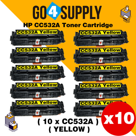 Compatible Yellow HP 532 CC532A 532A Toner Cartridge Used for HP Color laserJet CP2020/ 2024/ 2025/ 2026/ 2027/ 2024n/ 2024dn/ 2025n/ 2025dn/ 2025x/ 2026n/ 2026dn/ 2027n/ 2027dn; CM2320 MFP Series Printer