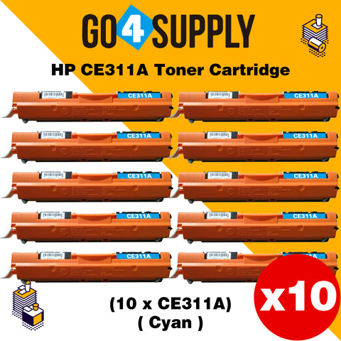 Compatible Cyan HP 311 CE311A 311A Toner Cartridge Used for HP Laserjet Pro CP1020/ 1021/ 1022/ 1023/ 1025; CP 1026/ 1027/ 1028nw; 100 M175a/b/c/nw/p/q/R; 200 color MFP M275nw/s/t/u Printer