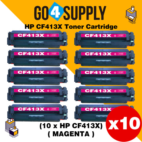 Compatible Magenta HP 413X CF413X Toner Cartridge Used for Color LaserJet Pro M452dw/452dn/452nw, Color LaserJet Pro MFPM477fnw/M477fdn/M477fdw, Color LaserJet Pro MFP M377dw Printers
