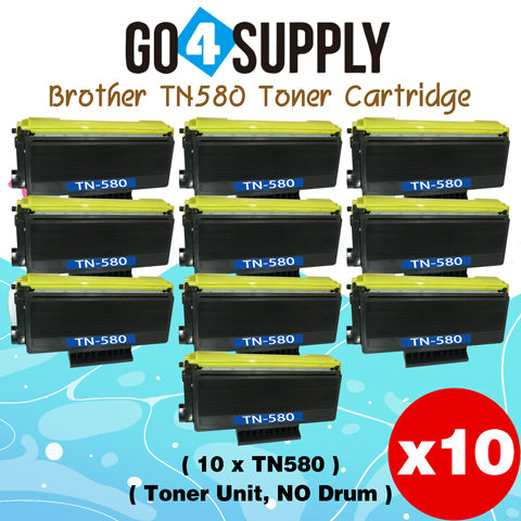 Compatible (Toner Only) Black TN-580 TN580 Toner Cartridge Used for Brother HL5240/5250DN/5250DNT/5270/5280DW; MFC8460N/8860DN; DCP8060/8065DN; HL-5340D/5350DN/5380DN/MFC-8480DN Printer