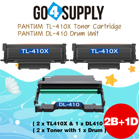 Compatible PANTUM Combo (TL-410X Toner+ DL-410 Drum) Replacement for M7100DN M7100DW M7102DN M7102DW M7200FD M7200FDN M7200FDW M7202FDN M7202FDW M7300FDN M7300FDW M7302FDN M7302FDW