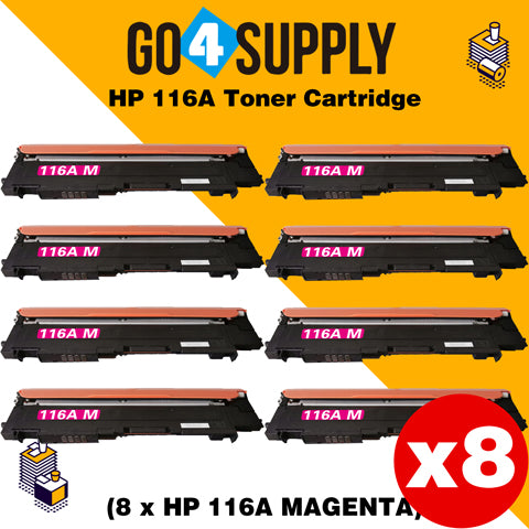 Compatible Magenta HP 116A W2063A Toner Cartridge Used for HP Color Laser MFP 179fnw/ 178nw; Color Laser 150a/ 150w/ 150nw Printer