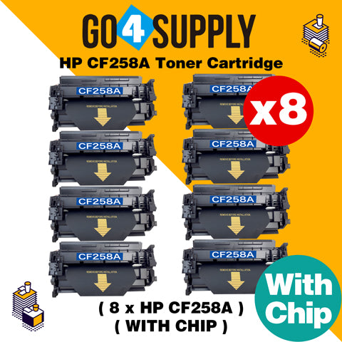 Compatible (WITH CHIP) HP 258A CF258A 58A Toner Cartridge Used for HP LaserJet Pro M404n/M404dn/M404dw; MFP M428dw/M428fdn/M428fdw Printer