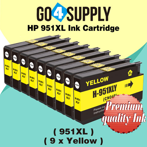 Compatible Yellow HP 951xl Ink Cartridge Used for HP Officejet Pro 251dw/276dw/8100/8600/8610/8620/8630/8640/8650/8660/8615/8616/8625 Printer