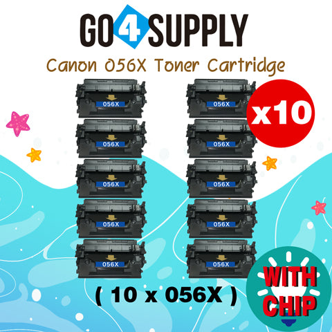 Compatible (WITH CHIP) Canon 056H CRG-056H CRG056H Toner Cartridge Use for Canon ImageCLASS LBP325dn LBP325X MF543dw MF543X MF542X Printers