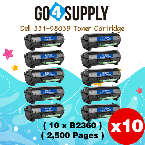 Compatible Dell 331-9803 RGCN6 2360DN Toner Cartridge Used for Dell B2360d, B2360dn, B3460dn, B3465dn, B3465dnf Printers