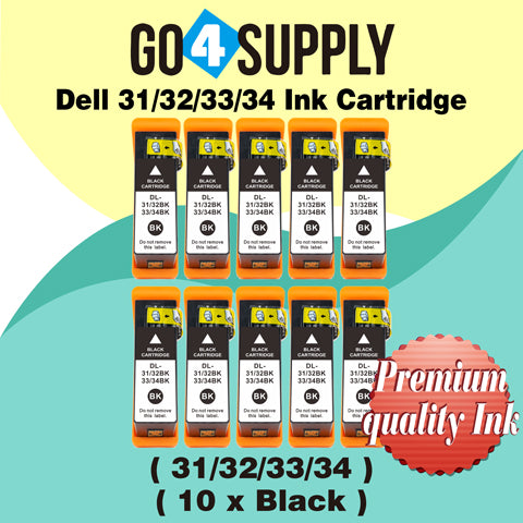 Compatible Dell Standard Capacity Black Ink Cartridge (Series 31) for Dell V525w V725w All-in-One Wireless Inkjet Printers