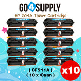 Compatible HP 204A CF511A Cyan Toner Cartridge to use for HP Color LaserJet Pro M154a, M154nw; HP Color LaserJet Pro MFP M180fw, M180n, M180nw, M181fw Printers