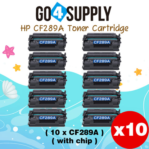 Compatible HP 89A CF289A (WITH NEW CHIP) Toner Cartridge use for HP LaserJet Enterprise Flow MFP M528c, M528z; HP LaserJet Enterprise M507dn, M507dng, M507n, M507x; HP LaserJet Enterprise MFP M528dn, MFP M528f Printers