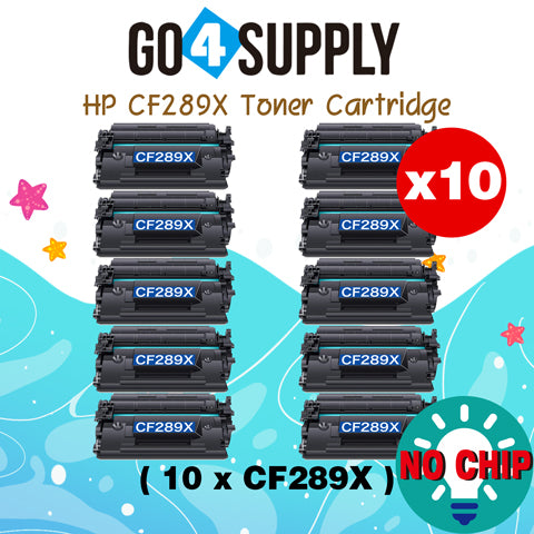 Compatible HP 89X CF289X 89A (NO CHIP, 10,000 pages) Toner Cartridge use for HP LaserJet Enterprise Flow MFP M528c, M528z; HP LaserJet Enterprise M507dn, M507dng, M507n, M507x; HP LaserJet Enterprise MFP M528dn, MFP M528f Printers