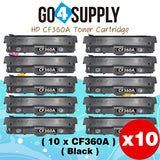 Compatible HP 508A CF360A Black Toner Cartridge to use for HP Color LaserJet Enterprise Flow MFP M577c, M577z; HP Color LaserJet Enterprise M552dn, M553dh, M553dn, M553n, M553x; HP Color LaserJet Enterprise MFP M577dn, M577f Printers
