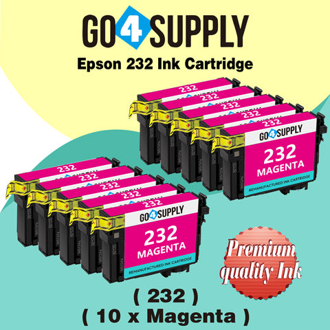 Compatible Epson 232 XL 232XL 232 Magenta Ink Cartridge Replacement for Epson Expression Home XP-4200 XP-4205 Workforce WF-2930 WF-2950 Printer