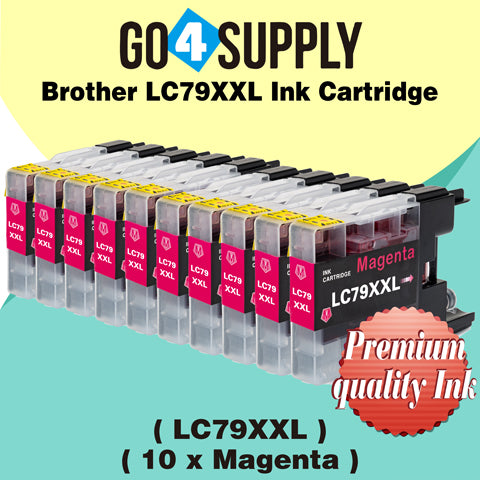 Compatible Brother Magenta LC79XXL LC-79 XXL Ink Cartridge Used for Brother MFC-J6510DW, MFC-J6710DW, MFC-J6910DW, MFC-J5910CDW, MFC-J6710CDW, MFC-J6910CDW, MFC-J5910DW Printers