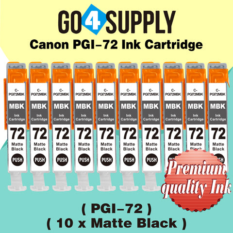 Compatible Canon PGI 72 PGI72 PGI-72 (Matte Black) Ink Cartridge use with PIXMA Pro-10 Pro 10 Pro10S PRO-10S Pro 10 Printers