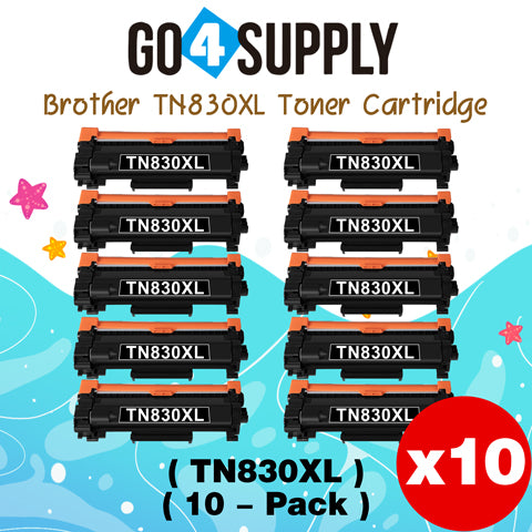 Compatible Brother TN830XL Black High Yield Toner Cartridge for HL-L2460DW, MFC-L2820DW, HL-L2480DW, DCP-L2640DW, MFC-L2900DW