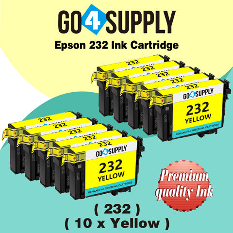 Compatible Epson 232 XL 232XL 232 Yellow Ink Cartridge Replacement for Epson Expression Home XP-4200 XP-4205 Workforce WF-2930 WF-2950 Printer