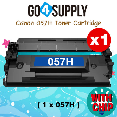 Compatible Canon 057H Black High Yield (WITH CHIP) Toner Cartridge use for Canon imageCLASS LBP228dw, LBP227dw, LBP226dw MF449dw, MF448dw, MF445dwLaser Printers