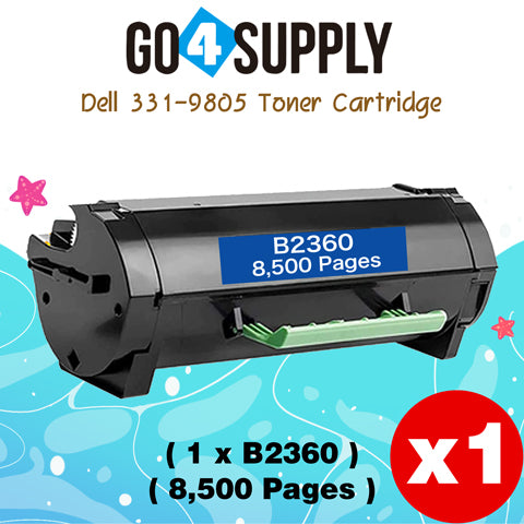 Compatible Dell M11XH 331-9805 B2360DN (8,500 Pages, High Yield) Toner Cartridge Used for Dell B2360d, B2360dn, B3460dn, B3465dn, B3465dnf Printers