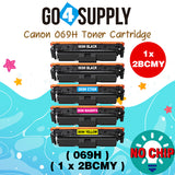 Compatible Combo Set Canon 069H Toner Cartridge Used in Canon Color imageCLASS MF753Cdw MF751Cdw LBP674Cdw Printers