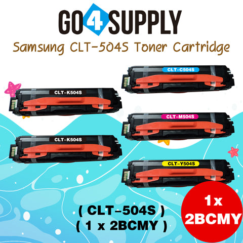 Compatible Combo Set Samsung CLT-504S CLT504S CLT-K504S CLT-C504S CLT-M504S CLT-Y504S to use with SAMSUNG SL-C1810W SL-C1860FW CLX-4195N CLX-4195FN CLX-4195FW CLP-415N CLP-415NW Printers