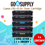 Compatible Canon 075H High-Yield Toner Cartridge Set for Color imageCLASS MF665Cdw, MF663Cdw, MF662Cdw, LBP647Cdw & LBP646Cdw – Black, Cyan, Yellow & Magenta (4-Pack)