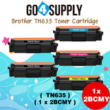 Compatible BCMY SET Brother TN635 Toner Cartridge Used for HL-L8430CDW HL-L8430CDWT HL-L8570CDW MFC-L8730CDW MFC-L8930CDW MFC-L8970CDW EX575