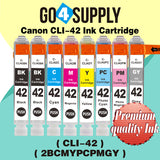 Compatible Combo Set Canon CLI 42 CLI42 CLI-42 Ink Cartridge use with PIXMA Pro-100 Pro 100 Printers