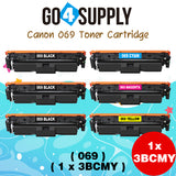 Compatible Canon 069 (Combo Set) Toner Cartridge Used in Canon Color imageCLASS MF753Cdw MF751Cdw LBP674Cdw Printers