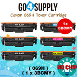 Compatible Combo Set Canon 069H Toner Cartridge Used in Canon Color imageCLASS MF753Cdw MF751Cdw LBP674Cdw Printers