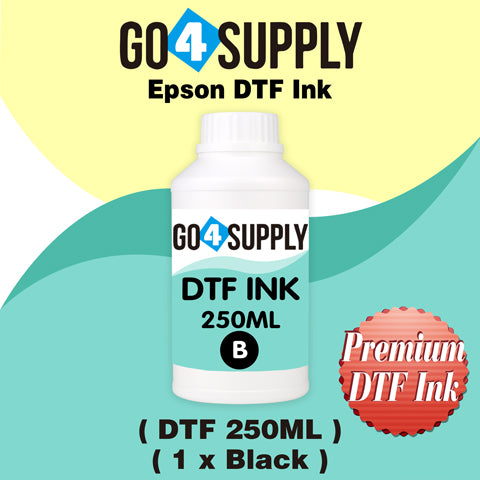 DTF Ink 5x250ML, DTF Transfer Ink Conversion Kit, Refill for DTF Printers Epson ET-8550, XP-15000, L1800, L805, R1390, R2400, DX7, Heat Transfer Printing Direct to Film(CMYK + Wh)