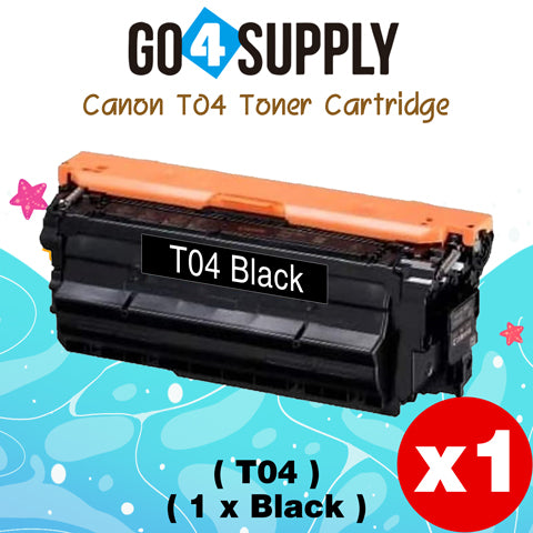Compatible Canon T04 T04BK Black Toner Cartridge Used for Canon C475iF III C475iFZ III DX C477iF C477iFZ C478iF C478iFZ C568iF C568iFZ Printers