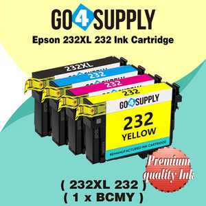 Compatible Combo Set Epson 232 XL 232XL 232 Ink Cartridge Replacement for Epson Expression Home XP-4200 XP-4205 Workforce WF-2930 WF-2950 Printer