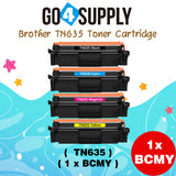 Compatible BCMY SET Brother TN635 Toner Cartridge Used for HL-L8430CDW HL-L8430CDWT HL-L8570CDW MFC-L8730CDW MFC-L8930CDW MFC-L8970CDW EX575
