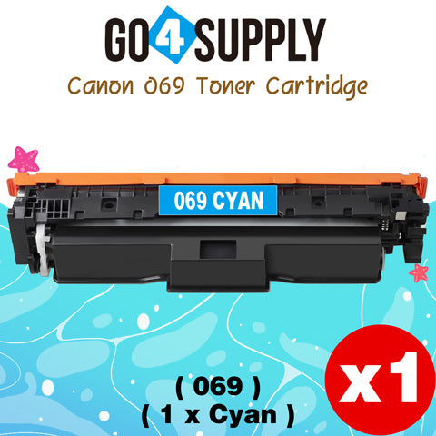 Compatible Canon 069 Cyan Toner Cartridge Used for Canon Color imageCLASS MF753Cdw MF751Cdw LBP674Cdw Printers