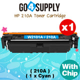 Compatible Combo Set HP 210A W2100A W2101A W2102A W2103A to use with HP Color LaserJet Pro 4201dn 4201dw;Color LaserJet Pro MFP 4301fdn 4301fdw Printers