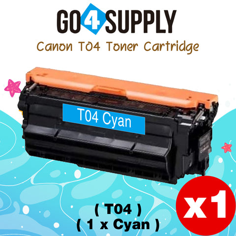 Compatible Canon T04 T04 Cyan Toner Cartridge Used for Canon C475iF III C475iFZ III DX C477iF C477iFZ C478iF C478iFZ C568iF C568iFZ Printers
