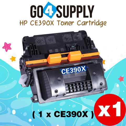 Compatible HP 90X 390X CE390X Toner Cartridge work with HP LaserJet Enterprise 600 Printer M602dn, M602n, M602x, M603dn, M603n, M603xh; LaserJet Enterprise M4555f MFP, M4555fskm MFP, M4555h MFP Printers
