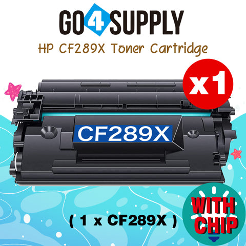 Compatible HP 89X CF289X 89A (WIHT CHIP, 10,000 pages) Toner Cartridge use for HP LaserJet Enterprise Flow MFP M528c, M528z; HP LaserJet Enterprise M507dn, M507dng, M507n, M507x; HP LaserJet Enterprise MFP M528dn, MFP M528f Printers