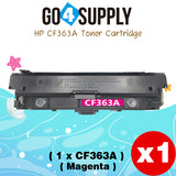 Compatible HP 508A CF363A Magenta Toner Cartridge to use for HP Color LaserJet Enterprise Flow MFP M577c, M577z; HP Color LaserJet Enterprise M552dn, M553dh, M553dn, M553n, M553x; HP Color LaserJet Enterprise MFP M577dn, M577f Printers