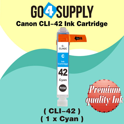 Compatible Canon CLI 42 CLI42 CLI-42 (Cyan) Ink Cartridge use with PIXMA Pro-100 Pro 100 Printers