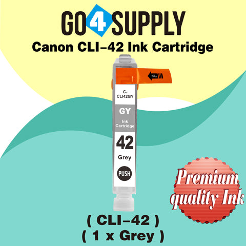 Compatible Canon CLI 42 CLI42 CLI-42 (Gray) Ink Cartridge use with PIXMA Pro-100 Pro 100 Printers