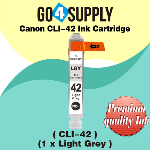 Compatible Canon CLI 42 CLI42 CLI-42 (Light Gray) Ink Cartridge use with PIXMA Pro-100 Pro 100 Printers