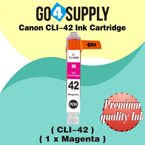 Compatible Canon CLI 42 CLI42 CLI-42 (Magenta) Ink Cartridge use with PIXMA Pro-100 Pro 100 Printers