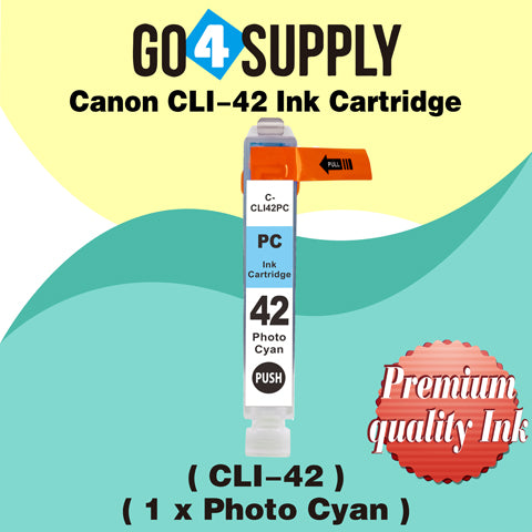Compatible Canon CLI 42 CLI42 CLI-42 (Photo Cyan) Ink Cartridge use with PIXMA Pro-100 Pro 100 Printers