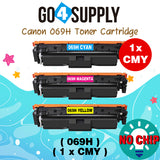 Compatible Combo Set Canon 069H Toner Cartridge Used in Canon Color imageCLASS MF753Cdw MF751Cdw LBP674Cdw Printers