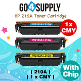 Compatible Combo Set HP 210A W2100A W2101A W2102A W2103A to use with HP Color LaserJet Pro 4201dn 4201dw;Color LaserJet Pro MFP 4301fdn 4301fdw Printers